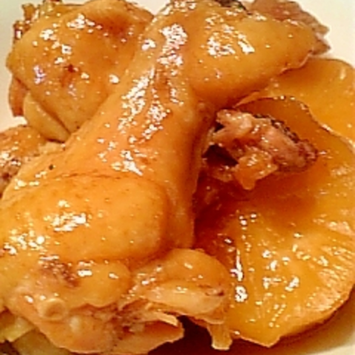 圧力鍋で時短 手羽元と大根のこってり煮 レシピ 作り方 By オクハマモ 楽天レシピ